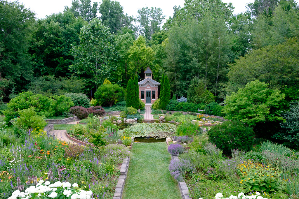 Photograph of Gardens and pond